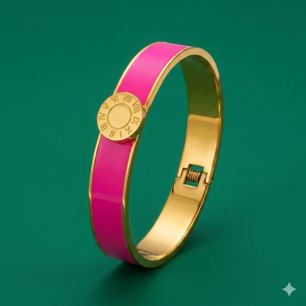 Barbie Pink Hand Cuff Standard Gold Plating